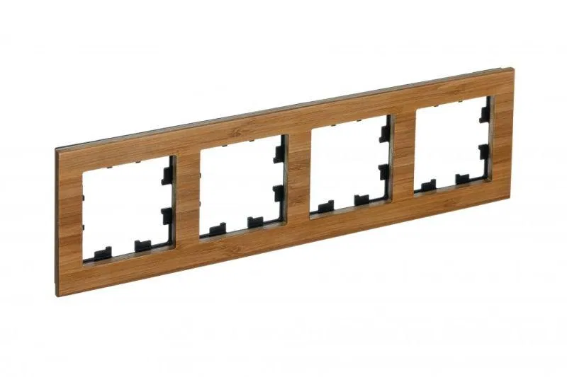 Рамка 4-м AtlasDesign Nature дерево бамбук SE ATN353204 Systeme Electric