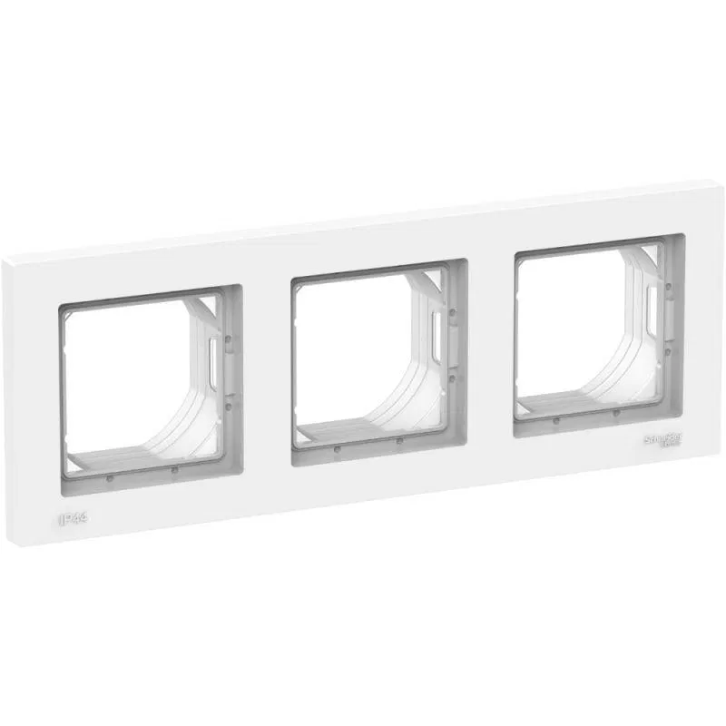Рамка 3-м AtlasDesign Aqua IP44 бел. SE ATN440103 Systeme Electric