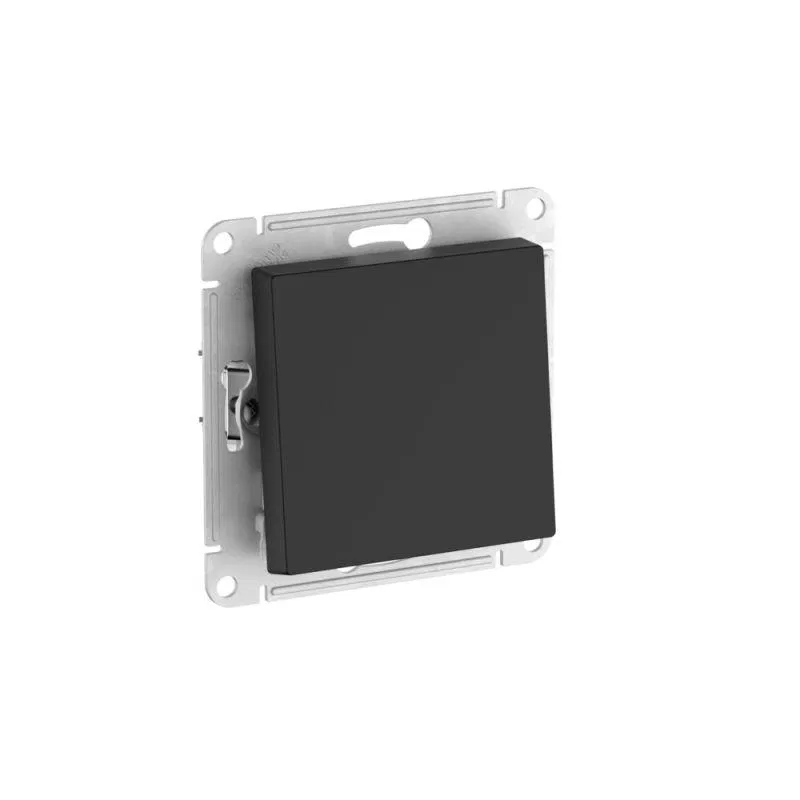 Переключатель 1-кл. AtlasDesign Aqua IP44 (сх. 6) 10AX быстрозажим. клем. механизм карбон SE ATN441061S Systeme Electric