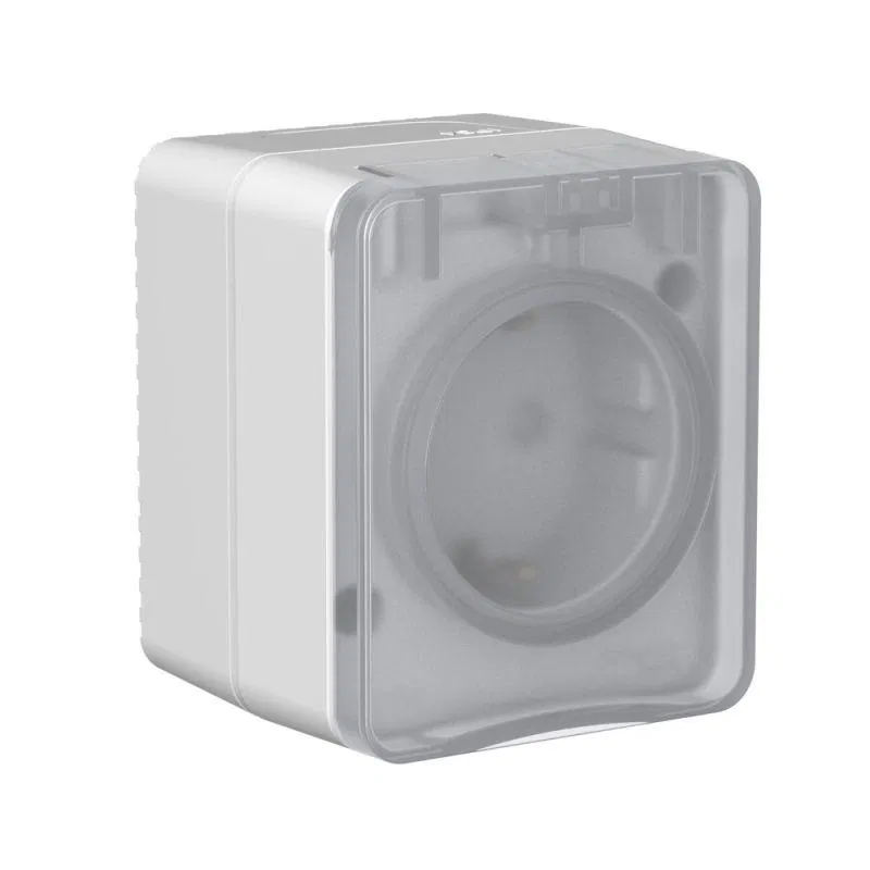 Розетка 1-м ОП AtlasDesign PROFI 16А IP54 250В заземл. защ. шторки сер. SE ATN543045 Systeme Electric