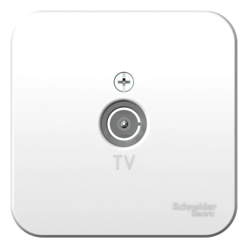Розетка телевизионная TV ОП Blanca коннектор с изолир. пластиной бел. SE BLNTA000011 Systeme Electric