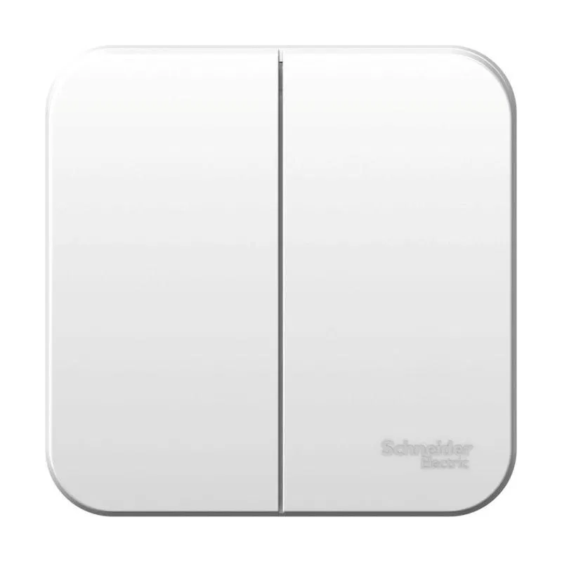 Выключатель 2-кл. ОП Blanca 10А IP20 (сх. 5) 250В с изолир. пластиной бел. SE BLNVA105011 Systeme Electric