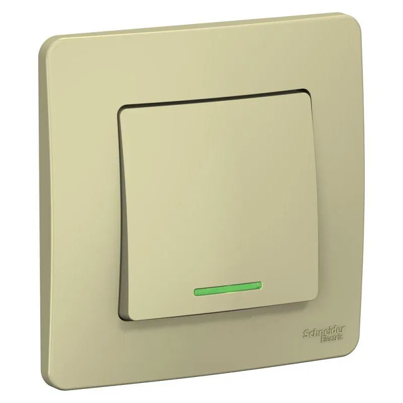 1-way intermediate switch SP Blanca 10A IP20 (sch. 6) 250V with backlight beige. SE BLNVS010617 Systeme Electric