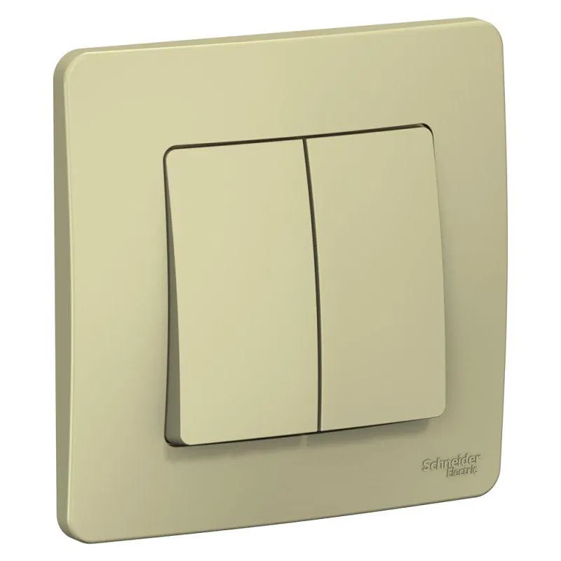 2-way switch 2-cl. SP Blanca 10A IP20 (sch. 6+6) 250V beige. SE BLNVS106607 Systeme Electric