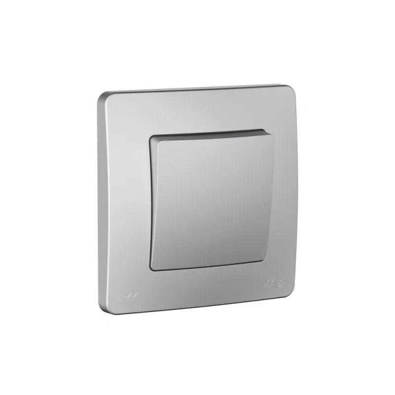 Переключатель 1-кл. СП Blanca 10А IP44 (сх.6) 250В алюм. SE BLNVS410603 Systeme Electric