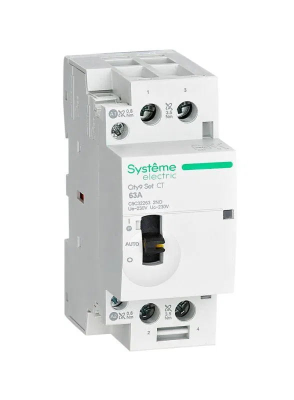 Контактор 2п City9 Set 2НО 63А AC 230В-230В SE C9C32263 Systeme Electric