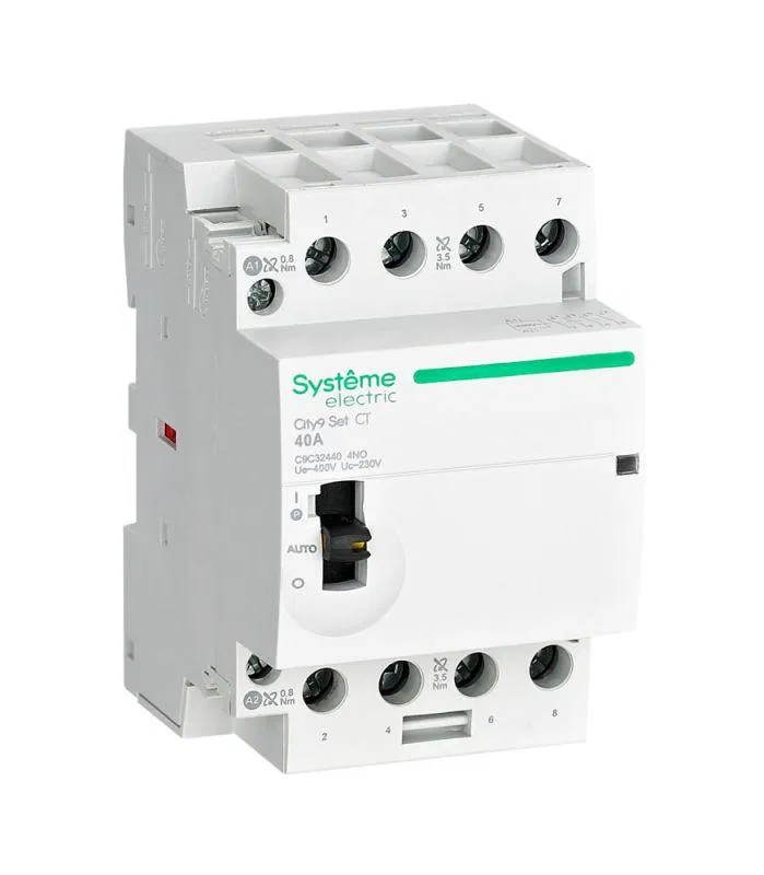 Контактор 4п City9 Set 4НО 40А AC 400В-230В SE C9C32440 Systeme Electric