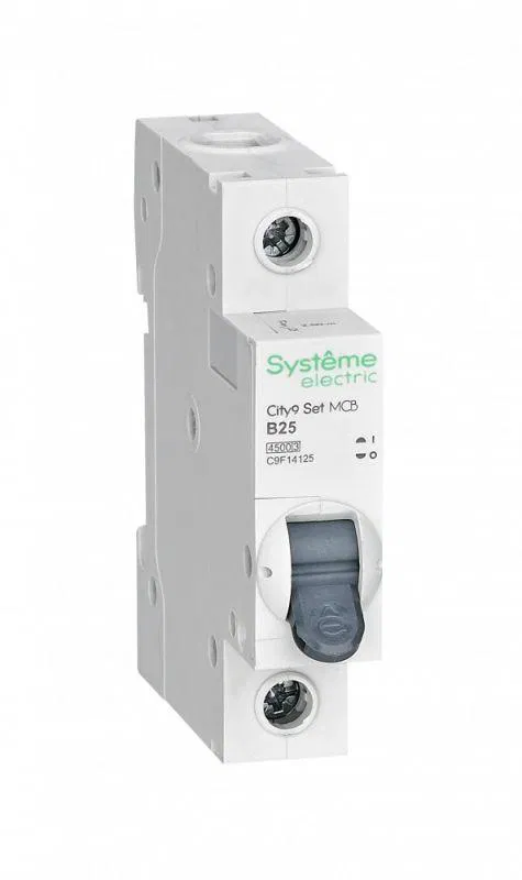 Выключатель автоматический модульный 1п B 25А 4.5кА City9 Set 230В SE C9F14125 Systeme Electric