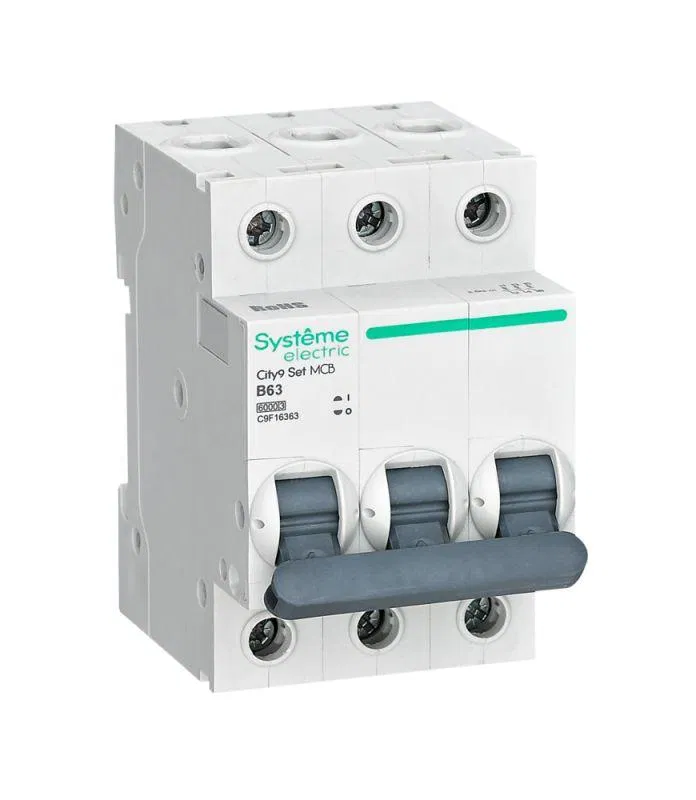 Выключатель автоматический 3п City9 Set (АВ) B 63А 6кА 400В SE C9F16363 Systeme Electric
