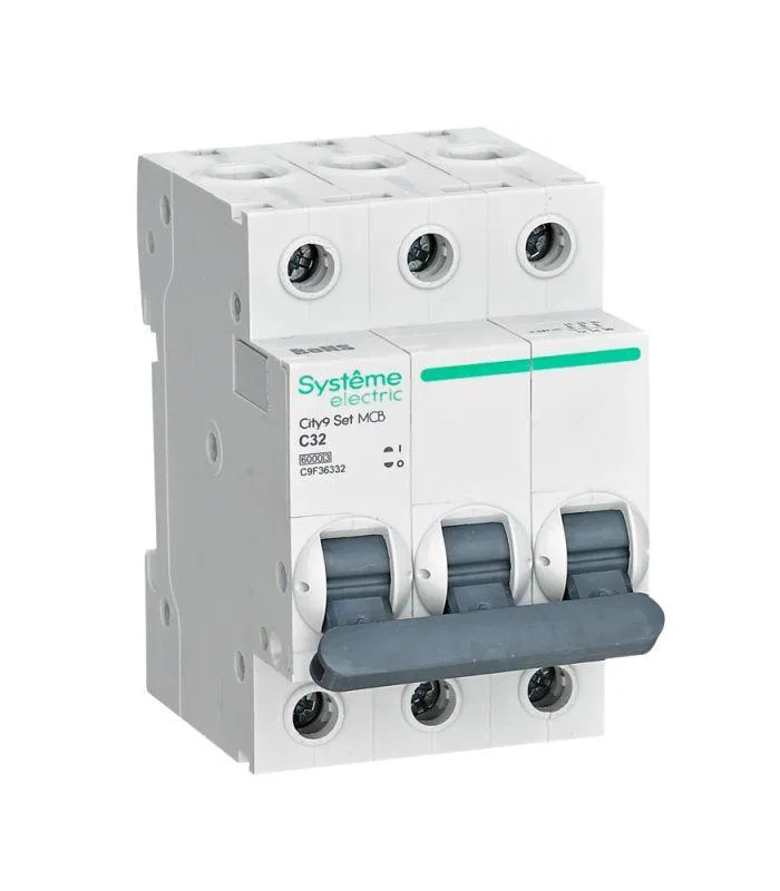 Выключатель автоматический 3п City9 Set (АВ) С 32А 6кА 400В SE C9F36332 Systeme Electric