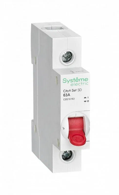 Выключатель нагрузки 1п 63А 230В City9 Set SE C9S16163 Systeme Electric