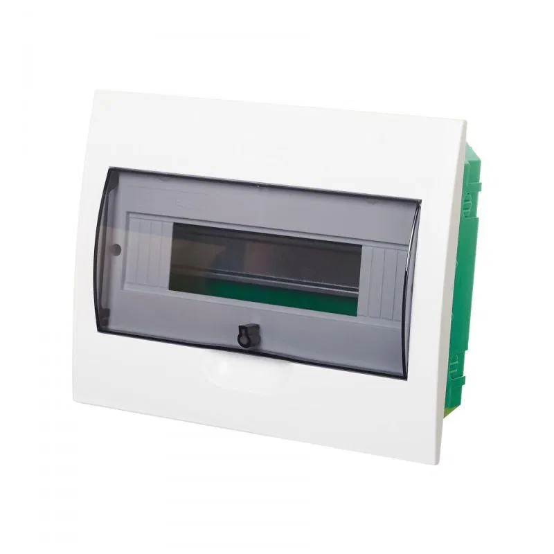 Бокс встраиваемый СП City9 Box 1 ряд 12мод. с прозр. дверцей SE EZ9E112S2FRU Systeme Electric