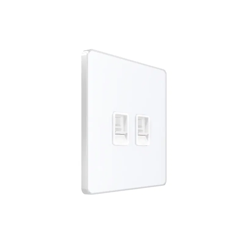 Розетка информационная 2-м СП Systeme Infinity RJ45 кат.5E IP20 арктич. лед SE FSE000185 Systeme Electric