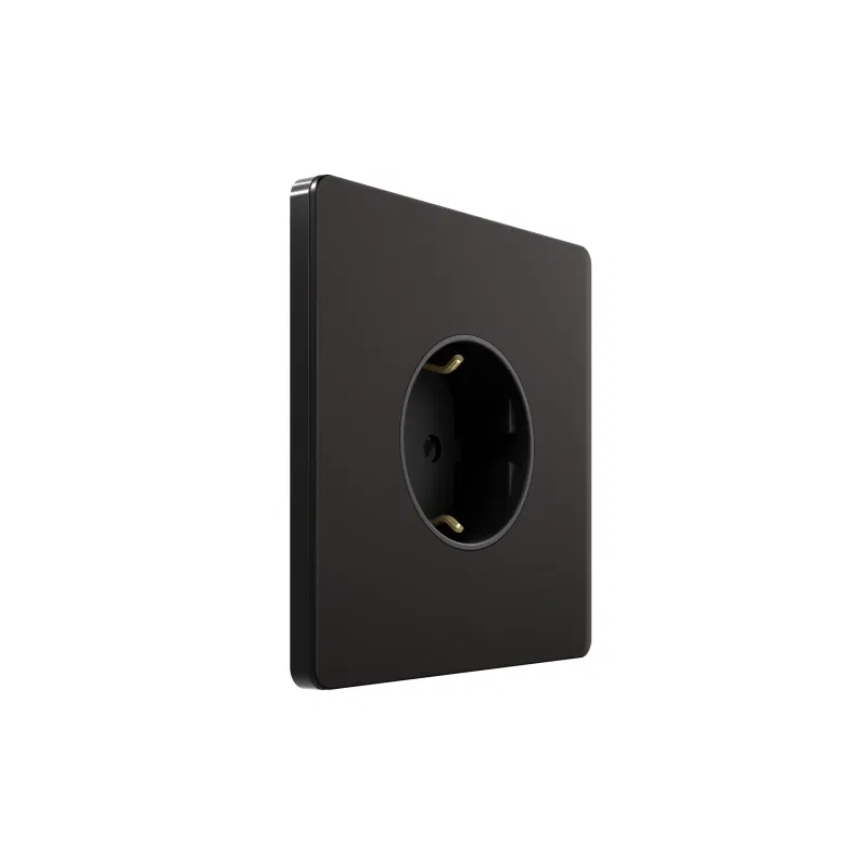 Systeme Electric 1-位 SP Systeme Infinity 16A IP20 250V 带接地保护盖 极夜色 SE FSE001045