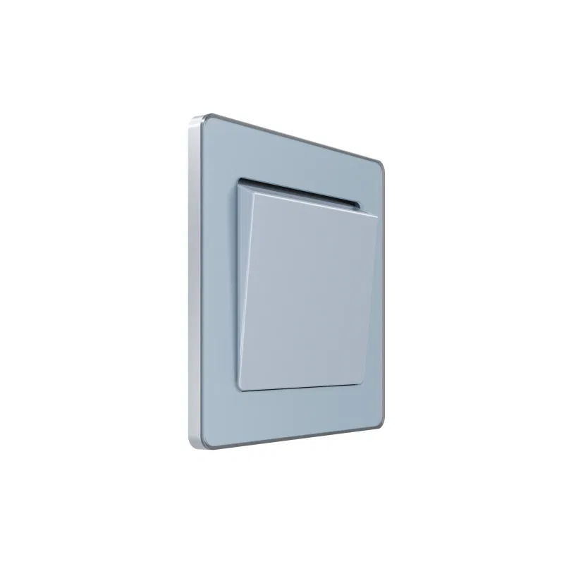 Card switch SP Systeme Infinity 230V 25A with time delay steel sky SE FSE001114 Systeme Electric