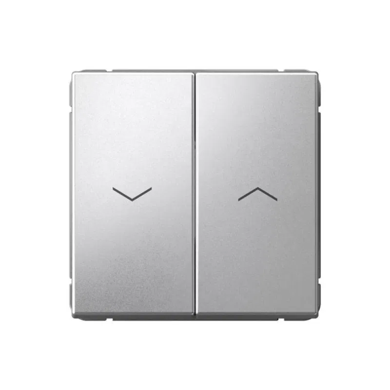 Выключатель для жалюзи 2-кл. ArtGallery 2х (сх. 4) 10А быстрозажим. клем. механизм алюм. SE GAL000319S Systeme Electric