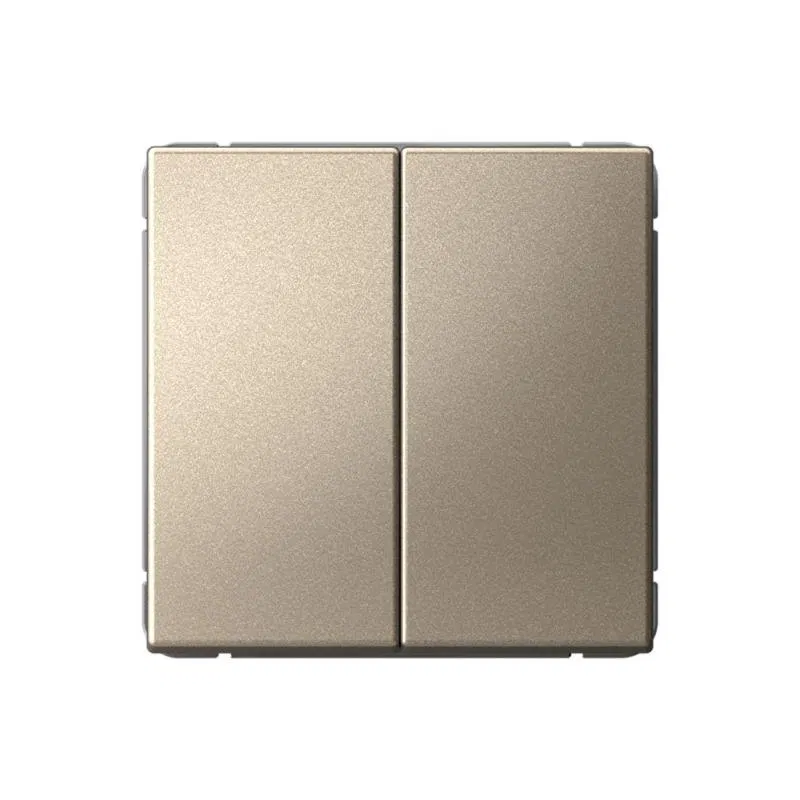 Выключатель кнопочный 2-кл. ArtGallery (сх. 2) 10А механизм шампань SE GAL000517 Systeme Electric