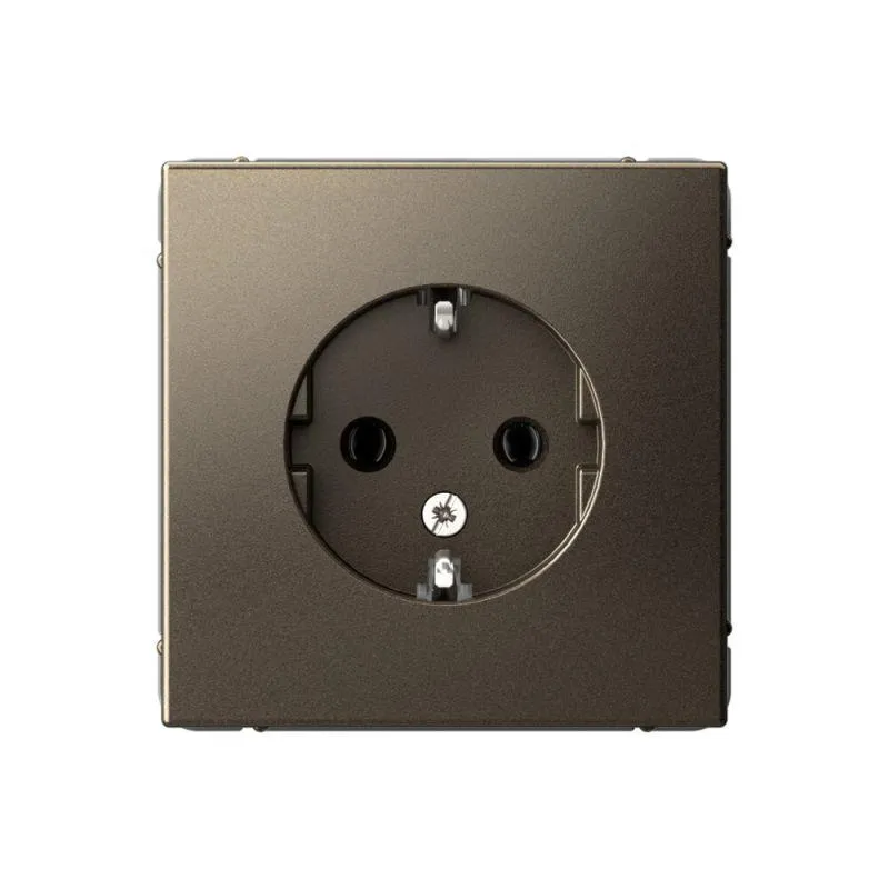 Розетка ArtGallery 16А с заземл. механизм мокко SE GAL000643 Systeme Electric