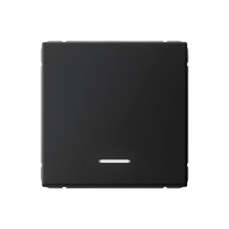 Выключатель кнопочный 1-кл. ArtGallery 10А с подсветкой механизм карбон SE GAL001016 Systeme Electric