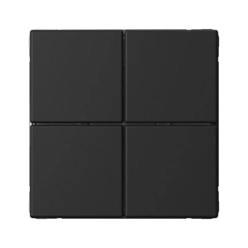 Выключатель сценарный 4-кл. ArtGallery (сх. 1) базальт SE GAL001474 Systeme Electric
