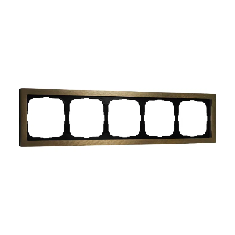 Рамка 5-м ArtGallery Pure метал. латунь SE GAL312205 Systeme Electric