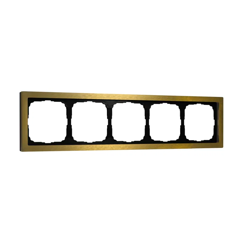 Рамка 5-м ArtGallery Pure метал. зол. SE GAL312405 Systeme Electric