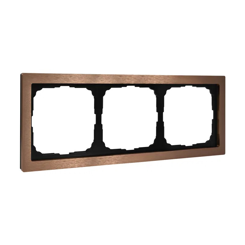 Рамка 3-м ArtGallery Pure метал. медь SE GAL312503 Systeme Electric