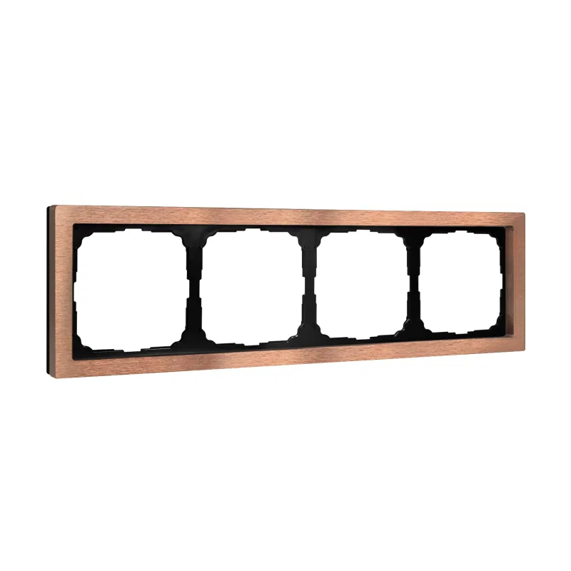 Рамка 4-м ArtGallery Pure метал. медь SE GAL312504 Systeme Electric