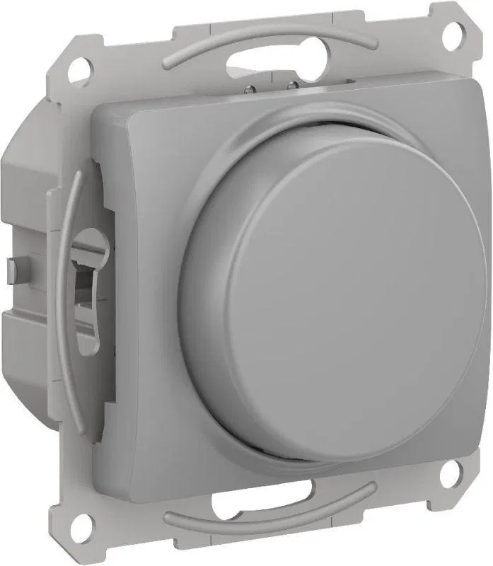 Светорегулятор поворотно-нажимной Glossa 400Вт механизм алюм. SE GSL000323 Systeme Electric