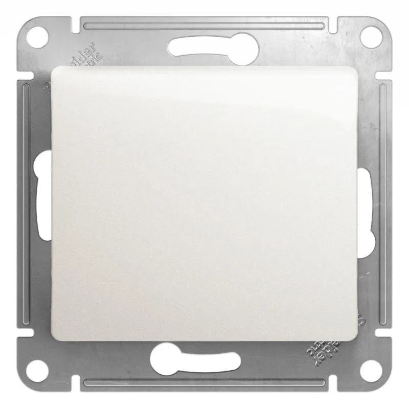 Кнопка нажимная 1-кл. СП Glossa 10А IP20 (сх. 1) 10AX механизм перламутр SE GSL000615 Systeme Electric
