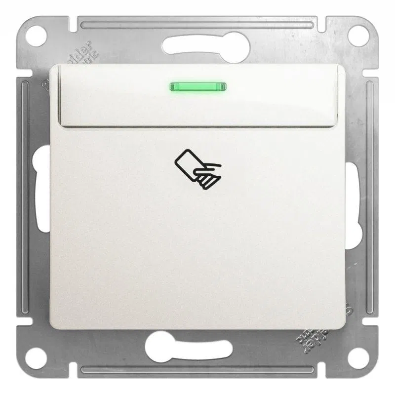 Выключатель карточный 1-кл. Glossa (сх. 6) механизм перламутр SE GSL000669 Systeme Electric