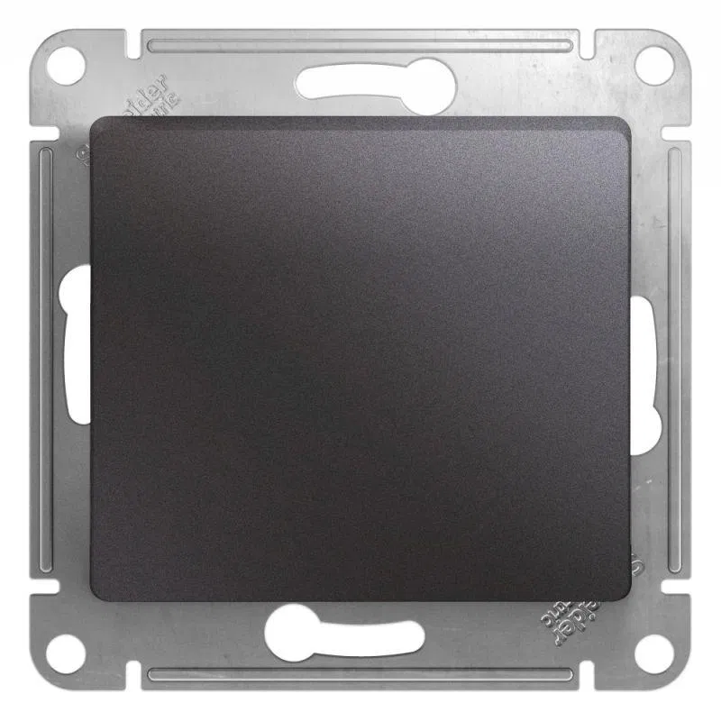 Переключатель проходной 1-кл. СП Glossa 10А IP20 (сх. 6) 10AX механизм графит SE GSL001361 Systeme Electric