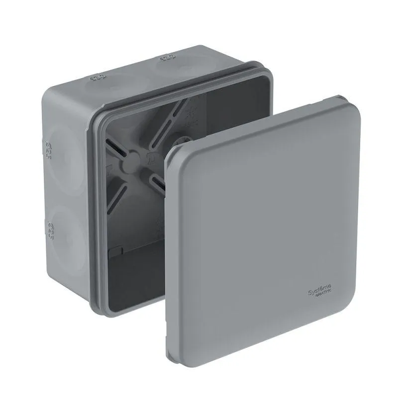 Коробка распределительная MultiBox IP66 85х85х42 DIY (со стикером) сер. SE IMT351971 Systeme Electric
