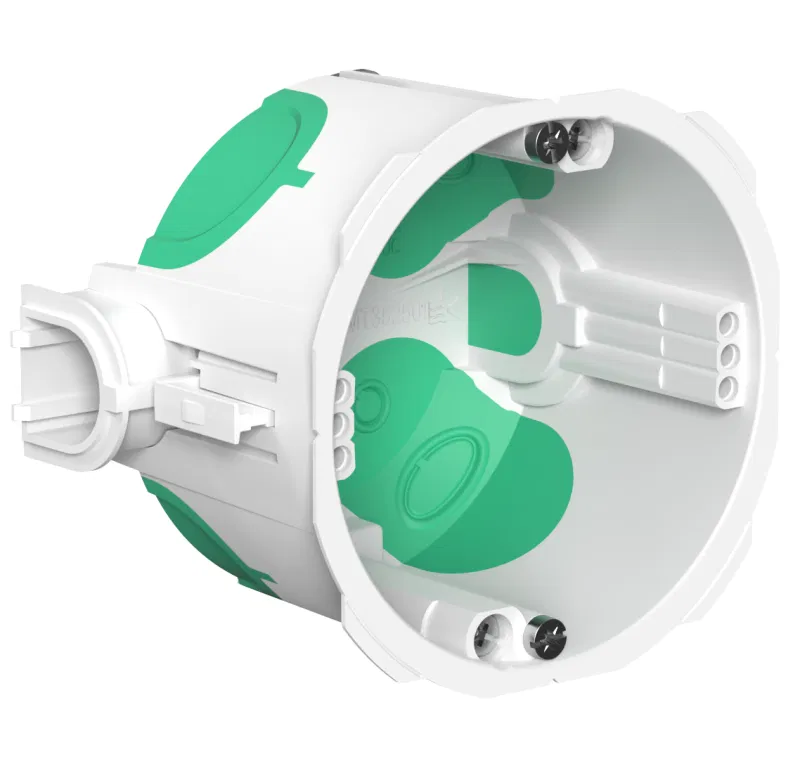Two-component mounting box for 68(65)x50mm core drill, for hollow walls, MultiBox white, SE IMT352501 Systeme Electric