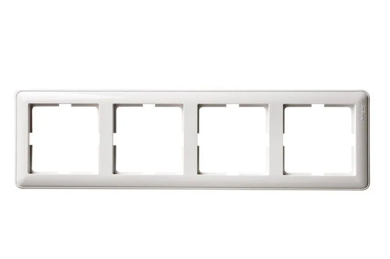Рамка 4-м W59 бел. SE KD-4-18 (КД-4-18) Systeme Electric
