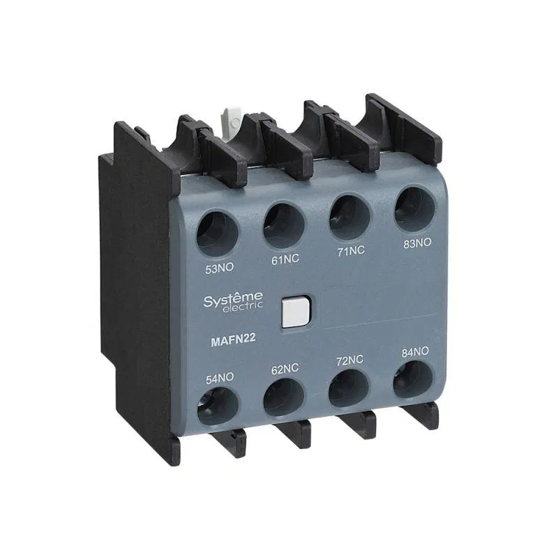 Блок контактный дополнительный MC1G/E 1НО+3НЗ фронт. монтаж. SE MAFN13 Systeme Electric