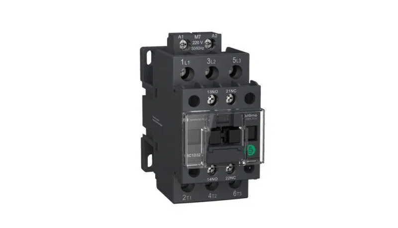 Контактор MC1D 3п 38А кат. 220В AC 1НО+1НЗ SE MC1D38M7 Systeme Electric