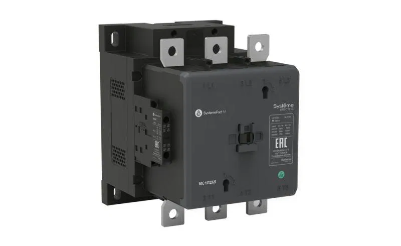Контактор MC1G 3п 400А кат. 100-250В AC/DC 2НО+2НЗ SE MC1G400KUE Systeme Electric