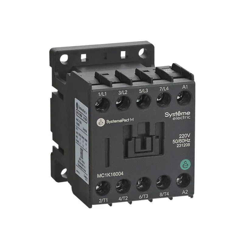 Контактор MC1K 4P(2НО+2НЗ) 6А AC 400В 50/60Гц SE MC1K06008V7 Systeme Electric