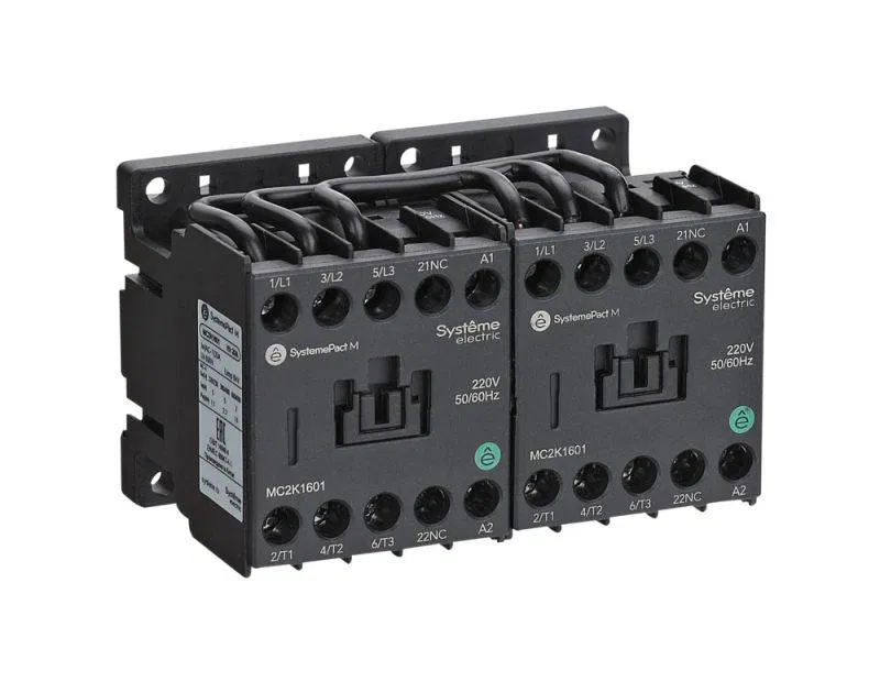 Контактор реверсивный MC2K 12А 1НО AC380В 50/60Гц SE MC2K1210Q7 Systeme Electric