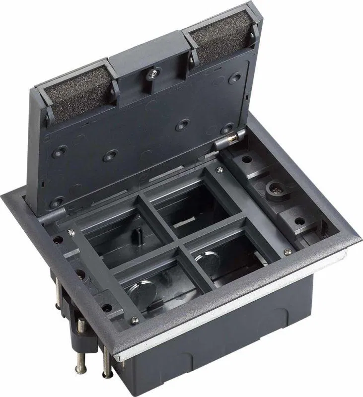 Люк MultiDesk MDK10 на 8мод. IP40 с монтажной коробкой для фальшпола SE MDK10108 Systeme Electric