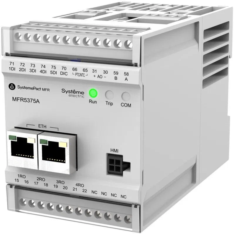 Реле MFR530 MODBUS-RTU + MODBUS-TCP 0.2-5А ТТ d10.5мм 80-270В AC/DC SE MFR5375A Systeme Electric
