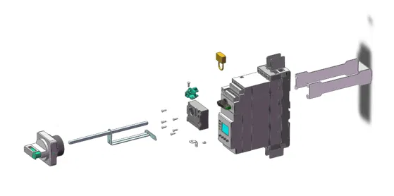 Основание для рукоятки выносн. поворотн. MFS SE MFSAPN02 Systeme Electric