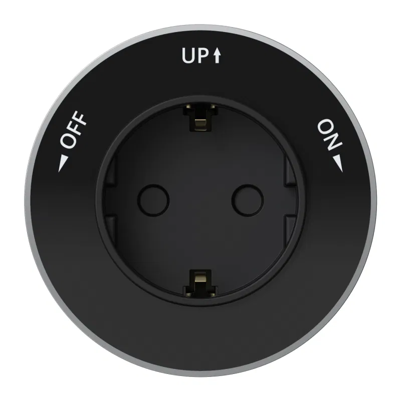 Розетка MultiTrack 16А 250В 2P+E кругл. антрацит SE MTK13001B Systeme Electric