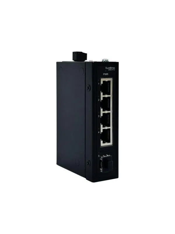 Коммутатор промышленный неуправляемый Ethernet 4х10/100BaseT 1х100BaseX SFP SE NSETU105T04X01B Systeme Electric