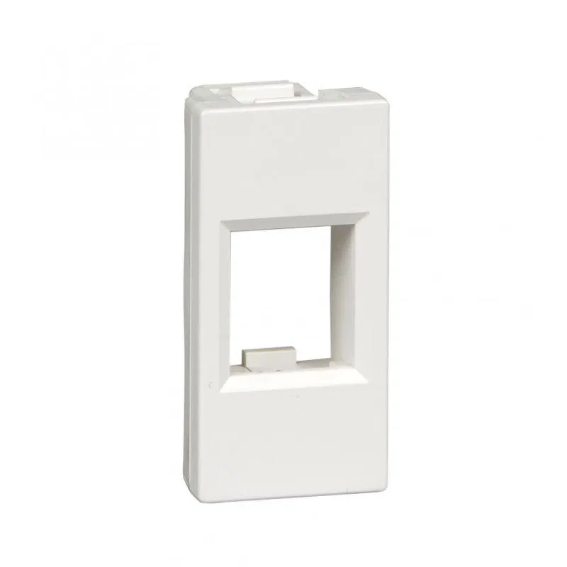 Накладка 1мод. W45 для RJ АМР 45х22 бел. RAL9003 SE RIN-145-B Systeme Electric