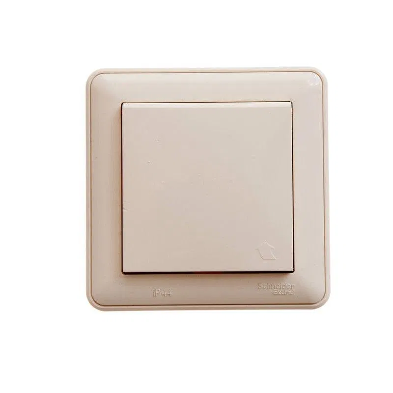 Розетка 1-м СП W59 Aqua 16А IP44 с заземл. защ. шторки в сборе сл. кость SE RS16-152B-28 Systeme Electric