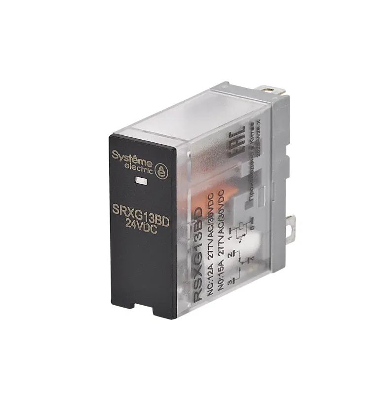 Реле 12А 1перекл. 24В DC LED SE RSXG13BD Systeme Electric