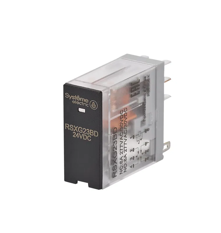 Реле 8А 2перекл. 24В DC LED SE RSXG23BD Systeme Electric