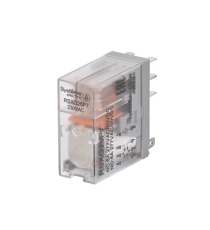 Реле 8А 2перекл. 230В AC SE RSXG25P7 Systeme Electric